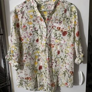 Eden & Olivia Multicolor Floral Top